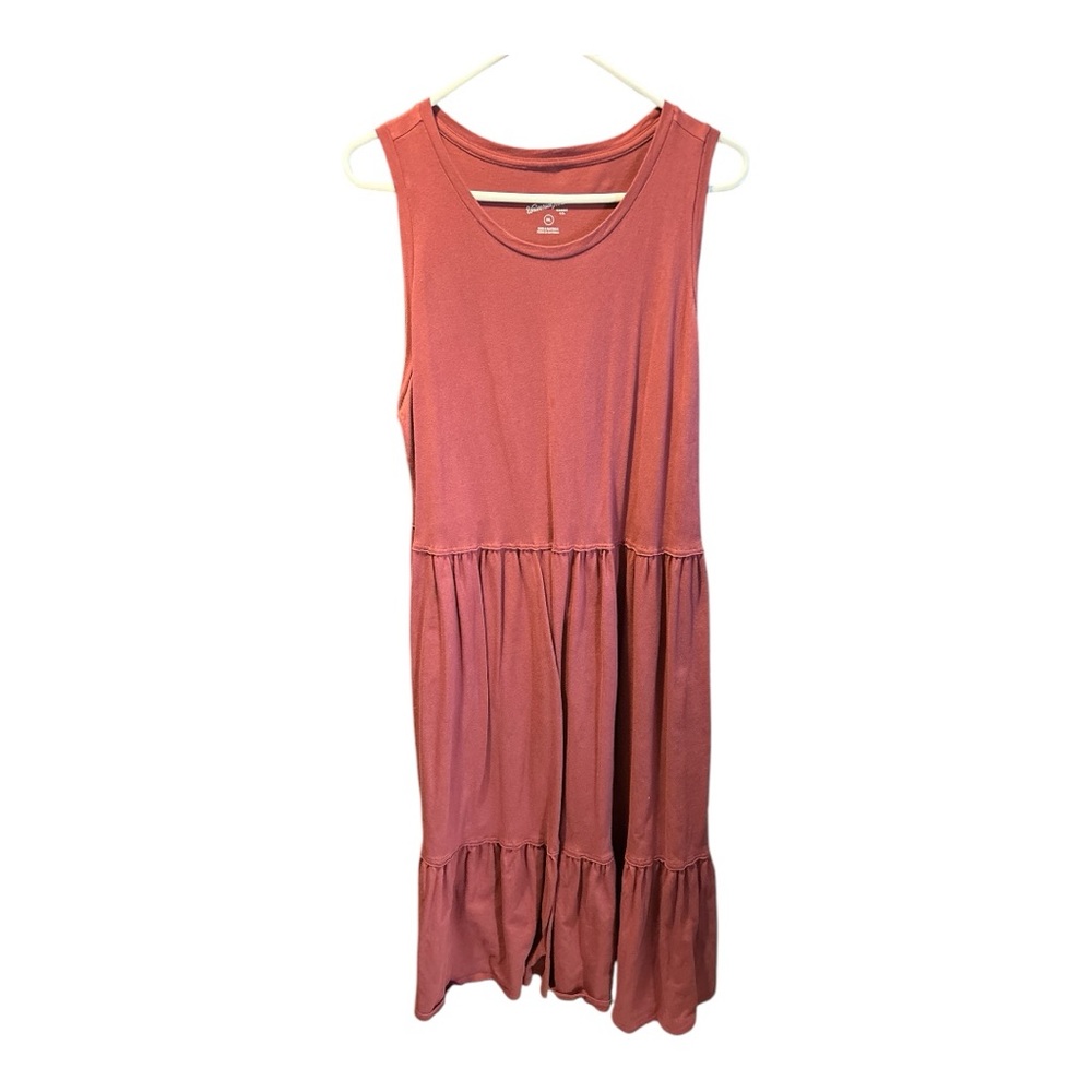 Sleeveless Rust Dress